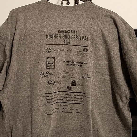 Kosher BBQ Festival 2XL Shirt - Picture 3 of 3